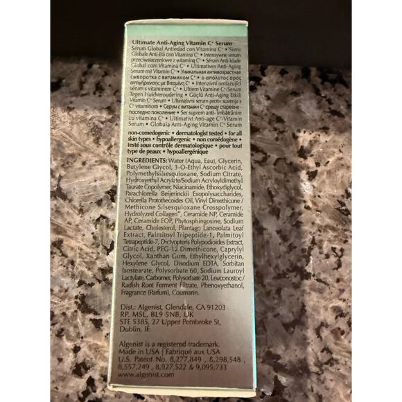 New in box Algenist Genius Ultimate Anti-Aging Vitamin C+ Serum 1 fl oz/ 30 ml - Picture 8 of 8